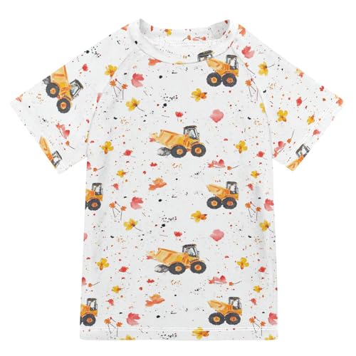 Matching Bathing Suits for Kids Short Sleeve Kids Rash Guard Swimsuit Girls