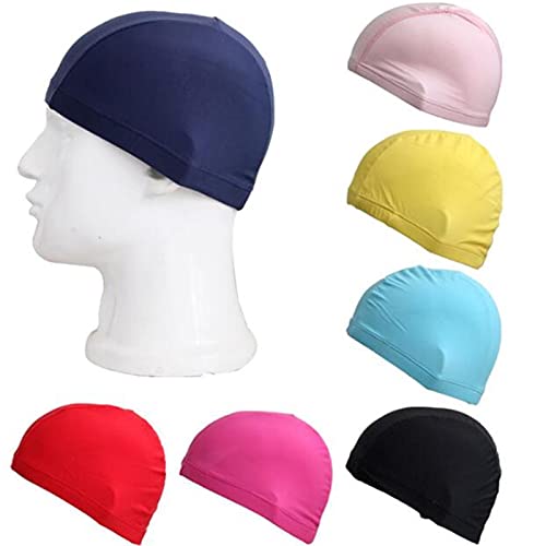 Bonnet de natation cheveux longs protégeant les oreilles du chlore