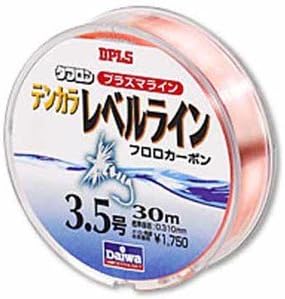 Daiwa Fluoro Line Toughlon Tenkara Level Line, No. 3, 98.4 ft (30 m), Pink