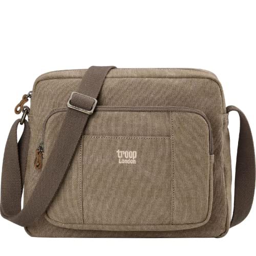 Troop London TRP0234 Classic - Bolsa de lona para el cuerpo, color marrón, Brown, m Cover