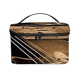 『Einzigartiges Design』 Make-up-Tasche mit Griff und robustem Reißverschluss, tragbar und leicht zu tragen. Kann als Make-up-Organizer, Kulturbeutel, Federmäppchen und tägliche Handtasche verwendet werden. Geeignet für Outdoor, Geschäftsreise, Camping, Reisen, Fitnessraum, Indoor, Aufbewahrung im Haushalt. Das stilvolle und lebendige Muster sieht ordentlich und einzigartig aus.