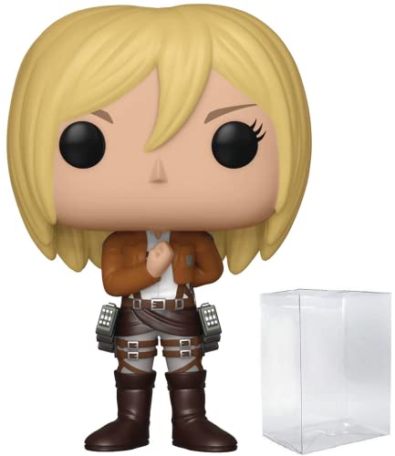 POP Attack on Titan - Figura de vinilo de Christa Funko (incluye funda protectora de caja compatible)