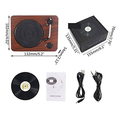 Tourne-Disque Vinyle Haut-Parleur Bluetooth sans Fil Style Tourne-Disque Subwoofer Support de Haut-Parleur Universel Portable TF - Les Beatles, Paul McCartney, John Lennon, RIngo Starr, George Harrison Tourne-Disque Vinyle Haut-Parleur Bluetooth sans Fil Style Tourne-Disque Subwoofer Support de Haut-Parleur Universel Portable TF – Image 5