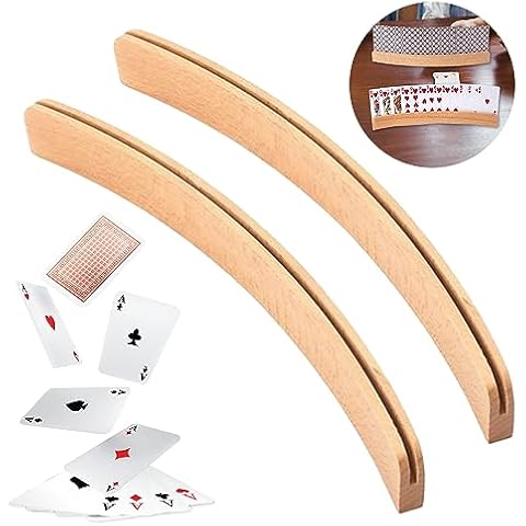 ROIPUS Porte-Cartes en Bois Cover