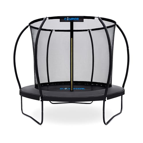 8ft Pumpkin Recreational Trampoline with Inner Enclosure for Kids/Children -