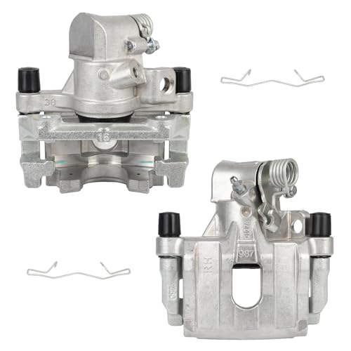 Image of SCITOO - Rear Disc Brake Calipers Assembly w /Bracket for Mazda,for Volvo Models - for 3 2004-2008,for C30 2008-2013,for C70 2006-2013,for S40 2004-2011,for V50 2005-2011 19B2954A 19B2955A
