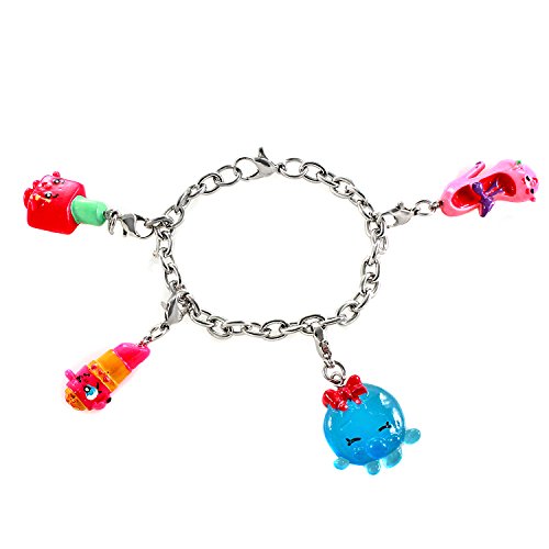 Shopkins Painter changeable Bubble Prommy Lip Polish Interchangeable Charm Bracelet
