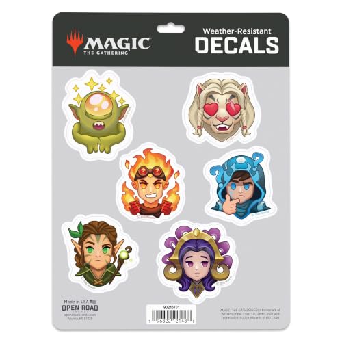 Image of Hasbro Magic The Gathering Characters Adhesive Vinyl Decal Pack