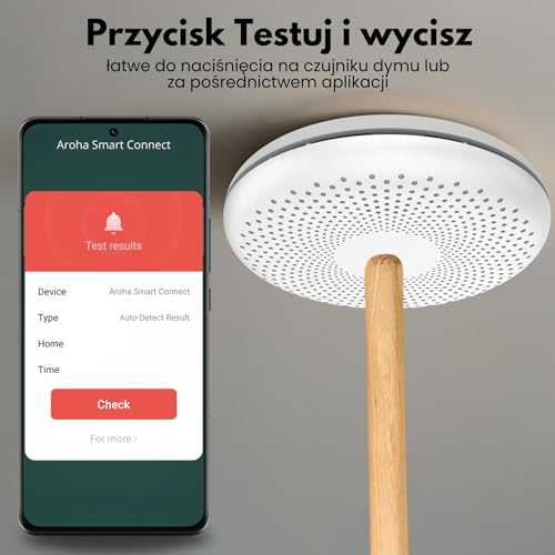 Aroha Smart Connect Inteligentne WiFi Czujnik Combi - Bateria 10 Lat - Aplikacja Tuya i Smart Life - Zestaw 2 szt.