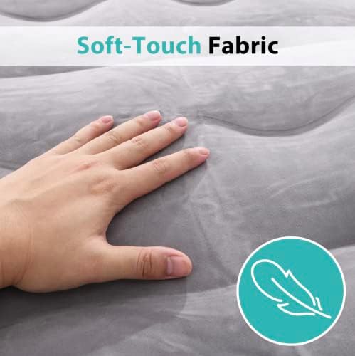 Home Treats Air Bed Single With Built in Pump | Electric Pump Quick Self Inflating Air Bed With Pillow | Inflatable Bed For Adults Camping or Home Guest Bed Air Mattress Single (Single)