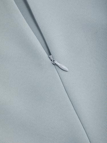 CIDER Mini Dress Sleeveless A Line Boat Neck Low Waist Elegant Party Short Belted Dresses Casual4