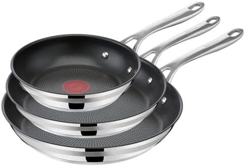 Tefal Jamie Oliver Cook Smart Pan Set 20/24/28 cm, Induction Pans...
