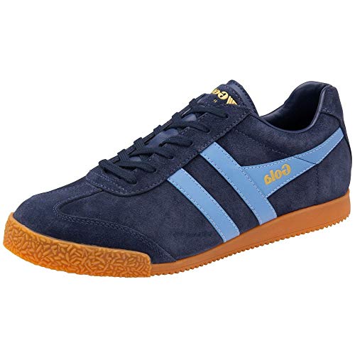 Image of Gola Equipe Suede - Sneakers for Men - Contrasting Wingflash - Heel Return - Durable Cupsole - Low Silhouette