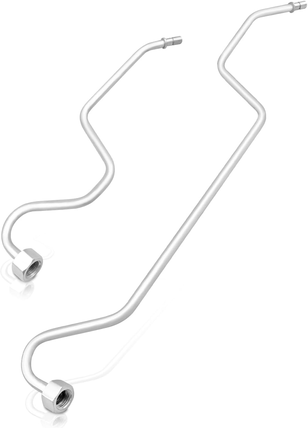 Rack Pinion Transfer Lines Hard lines on Rack Compatible with Tahoe Suburban Avalanche 2008-2014, Rack and Pinion Hydraulic Transfer Tubing Assembly Replace 15254059 15254058