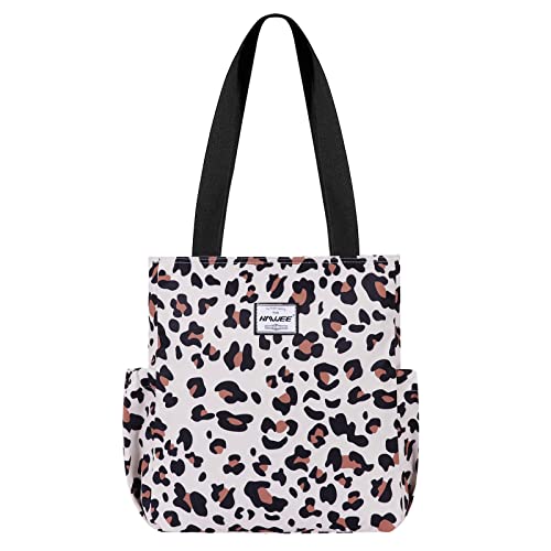 HAWEE Moda Mujer Bolsa de Hombro con Cremallera Ligera Bolso Totalizador Multicolor Bolso de Bandolera Grande Bolsa de Compras Impermeable Bolsa de Mano para Trabajo Yoga Playa Vida Diaria Escuela