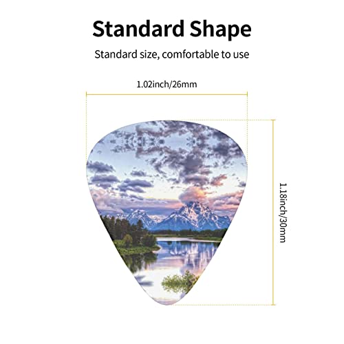 Ensemble de 12 médiators de guitare du parc national de Grand Teton pour guitare acoustique, guitare électrique… - Les Beatles, Paul McCartney, John Lennon, RIngo Starr, George Harrison Ensemble de 12 médiators de guitare du parc national de Grand Teton pour guitare acoustique, guitare électrique… – Image 5