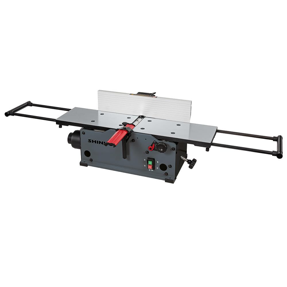Shinko AH150 Abrichthobel – 150 mm, Spiralwelle mit 12 Wendeplatten, Alu-Tische, 1200 W, kompakt & mobil