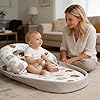ASCENREST Tummy Time Mat, Foldable Tummy Time Mat, Soft Memory Foam Mat for Infants and Toddlers, Converts to Backpack for Easy Carrying and Travel #1