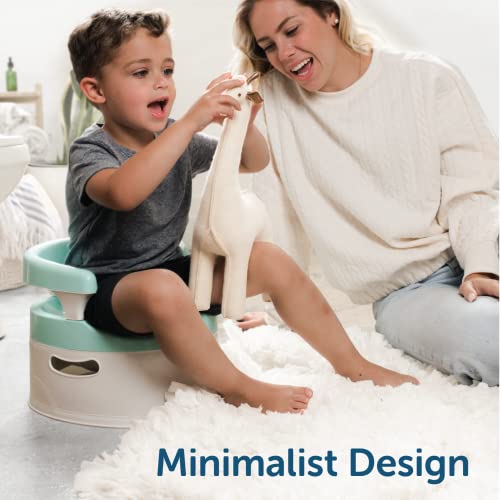 Child Potty Training Chair For Boys And Girls, Handles & Splash Guard - Comfortable Seat For Toddler - Jool Baby (Aqua) #TOP2