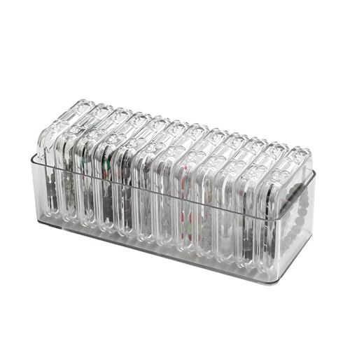 Image of 15PCS Press On Nail Packaging Boxes with Big Storage Containers Boxes Hinged Lid and Rectangle for Bracelet Making DIY Jewelry Badge Craft Nail Storage