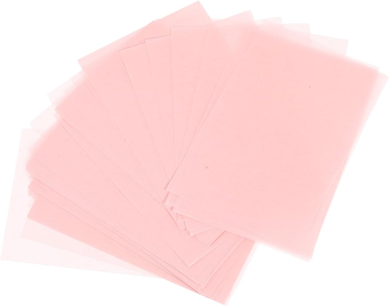 Unomor Natural Oil Control Facial Blotting Paper 200 Sheets Pink Hemp Fiber Absorbing Tissues for Oily Skin Makeup Touch-Up and Fresh Skin Care