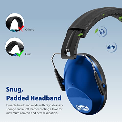 image for Dr.meter Ear Muffs for Noise Reduction: SNR27.4 Noise Cancelling Headp