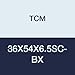 TCM 36X54X6.5SC-BX NBR (Buna Rubber)/Carbon Steel Oil Seal, SC Type, 1.417" x 2.126" x 0.256"