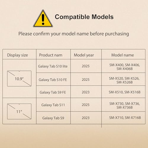 Image of SPARIN Paper Glass Screen Protector for Galaxy Tab S11 / S10 Lite / S10 FE