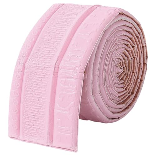 Image of GORGECFAFT 2.3mx79mm Pink Crown Molding Peel and Stick 3D Wall Edging Foam Flexible Wallpaper Border Mirror Edging Frame Lines Wall Base Ceiling Baseboard for Home Furniture DIY Decor
