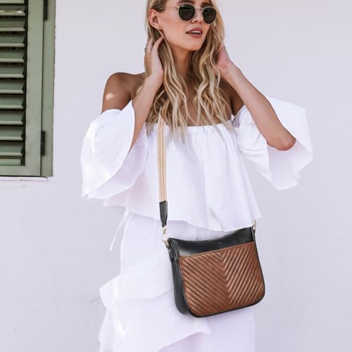 Image of GOIACII Crossbody Bags for Women Travel Purses Leather Handbags Medium Shoulder Bag with Adjustable Strap