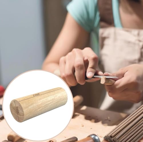 Image of BLOOMAX Wooden Dowel Rods - 45 Pcs Sanded Full-Finish Craft Sticks for Woodworking & DIY - 20mm x 2 Inch Round Dowels for Art Projects, Repairs, Building Material