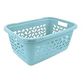 Robuster Wäschekorb mit großem Fassungsvermögen für bis zu 7 kg Wäsche – Ideal zum Sortieren, Sammeln und Transportieren von trockener und nasser Wäsche