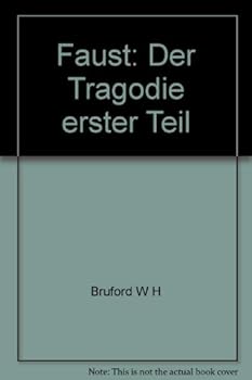 Hardcover Faust: Der Tragodie Erster Teil Book