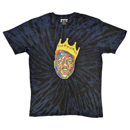 Biggie Smalls Crown Dye Wash T Shirt