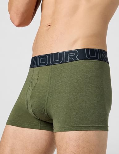 Under Armour Men's Cotton Boxerjock Brief Underwear, 3" Inseam, 3-Pack, Marine Od Green, 4X-Large - image 4