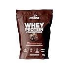 Emana Suplemento Alimentar em Pó Whey Protein Adoçado com Stevia Sabor Chocolate Belga - 450g