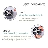 PODCAY Replacement Parts, 6 Pcs Gasket Replacement, Gasket Accessories Replacement Parts for Nutribullet Pro Blender 900 Series 900W