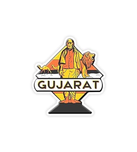 Image of Gift Me Bazar Gujarat Fridge Magnet Home & Office Decor Items | Refrigerator Door Stylish Wooden Decor Souvenir Gift