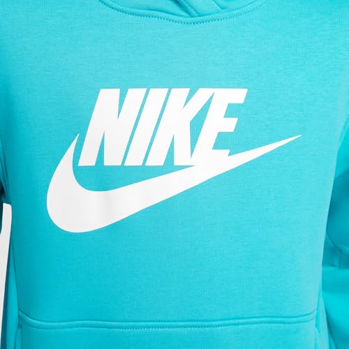 Nike Sportswear Club Fleece Big Kids' Hoodie (FD2988-345, Dusty Cactus/White)4