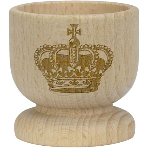 'English Crown' Wooden Egg Cup (EC00028773)