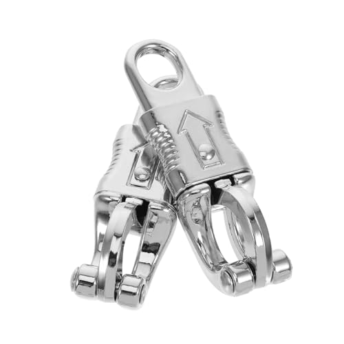 Didiseaon 2 Piezas Mosquetones para Correa de Perro con Hebilla de Liberación Rápida Herrajes Resistentes para Arneses y Equipaje Clips Seguros para Viajes y Paseos de Mascotas