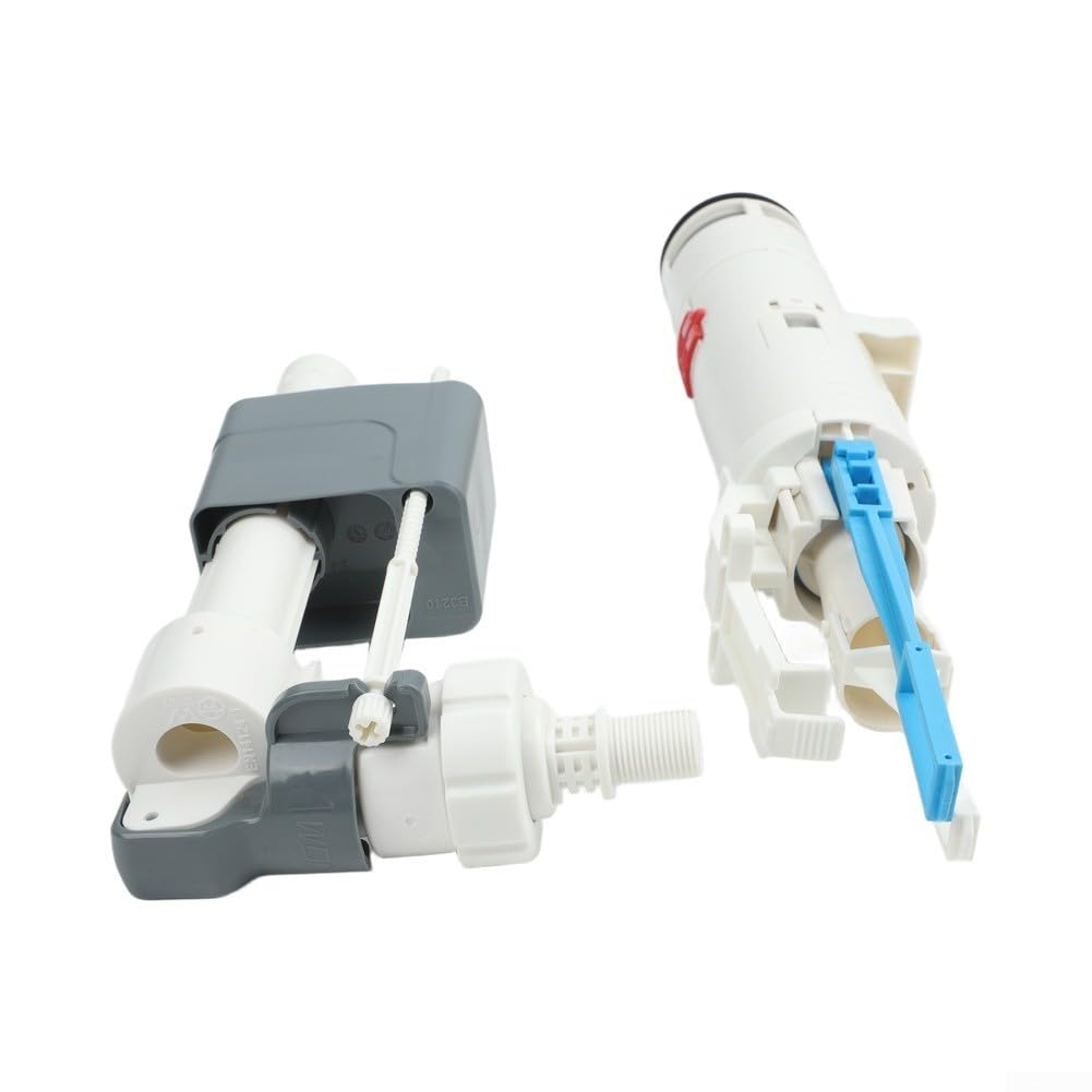 Cassetta WC sospesa a parete, valvola di ingresso e di uscita a 3 punti per WH053/WH063/WH050D, in plastica, grigio e bianco