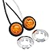 RoadPro 0.75in. LED Clearance & Side Marker Lights, 2-Pack Amber RP534A2