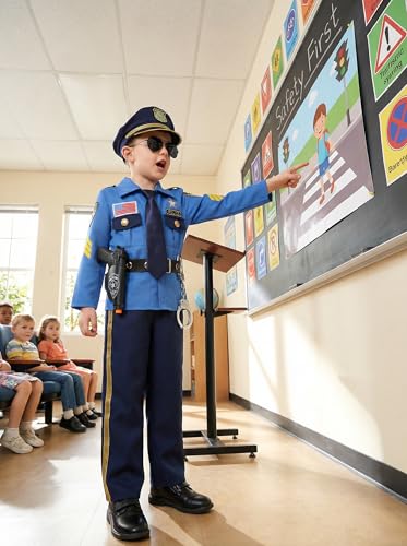 Disfraz de Policía para Niños y Niñas 3-4 Años miniatura 3