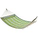 Amaca da Giardino 2 Posti 400x140 cm con Cuscino in Tessuto Multicolore