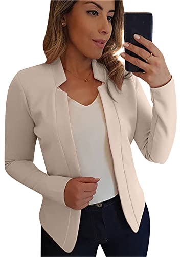 Occasione: occasione: questo abito può decorare la tua figura, farti sembrare magro e attraente. Abbinalo alle tue camicette preferite e ai pantaloni abbinati.Design semplice e colore puro, perfetto per l'uso quotidiano o in ufficio, adatto per tutto l'anno. Adatto per look casual da strada, abbigliamento da lavoro, stile ufficio, formale e casual, per lavoro, tempo libero, vita quotidiana, vacanze, vacanze e così via.