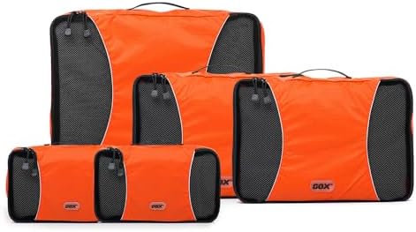 GOX Ultra Light 5 piece Packing Cubes Travel Luggage Organizer 1 ...