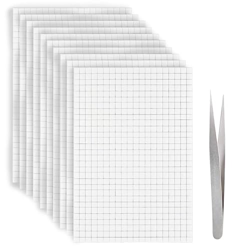 Motroce MT-PMZJ-143 6000 Double-Sided Adhesive Pads, 10 Sheets Foam Dots Adhesive Foam Square Mount Dual-Adhesive 3D Foam Tapes cover