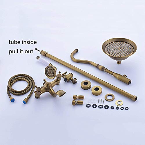 Ensemble de douche combiné de luxe pour retrouver le charme des bains d'antan - 4