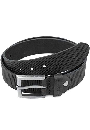 Red Bridge Cintura in Vera Pelle a Strisce a Nido